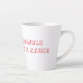 Tasse Latte Les filles cosmopolites - les rebelles ont une cau (Droite)
