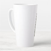 Tasse Latte Les filles nerds dominent le monde (Angle gauche)