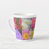 Tasse Latte Les fleurs colorées (Angle gauche)