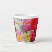 Tasse Latte Les fleurs colorées (Devant)