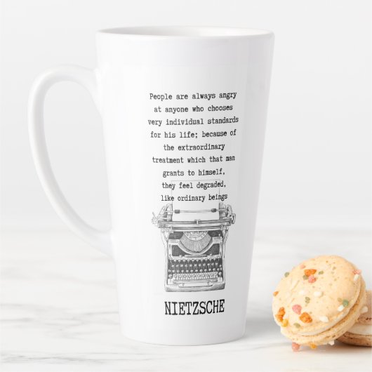 Tasse Latte Les gens sont toujours en colère contre quiconque (En situation)