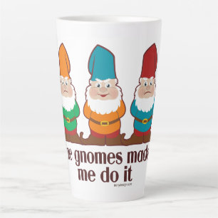 Tasse Latte Les Gnomes M'Ont Fait Le Faire