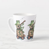 Tasse Latte Les Grenouilles Du Progrès (Angle gauche)