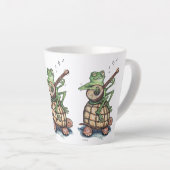 Tasse Latte Les Grenouilles Du Progrès (Angle droit)