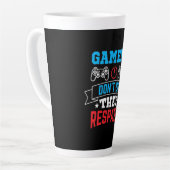 Tasse Latte Les joueurs qu'ils respectent (Angle gauche)