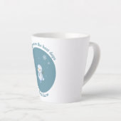 Tasse Latte Les jours de neige sont les meilleurs (Angle droit)