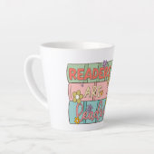 Tasse Latte Les Lecteurs Sont Des Leaders (Angle gauche)