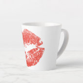 Tasse Latte Les lèvres rouges baisantes Thunder_Cove (Angle droit)