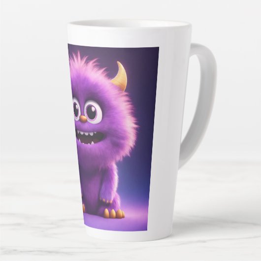 Tasse Latte Les matraques (Angle droit)