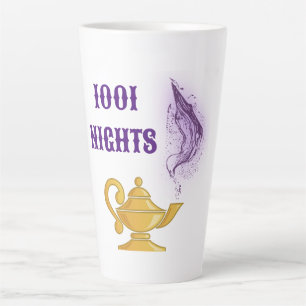 Tasse Latte Les Mille et Une Nuits Aladdin Génie Lanterne