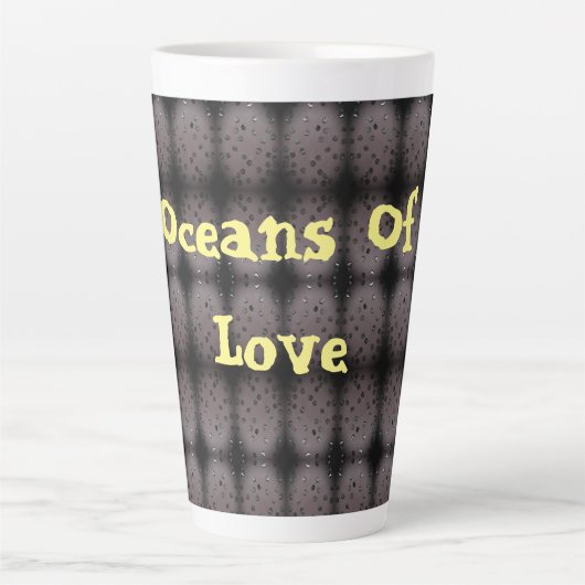Tasse Latte Les Océans De L'Amour (Devant)