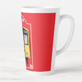 Tasse Latte Les passionnés de train ferroviaire britannique (Droite)