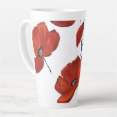 Tasse Latte Les pavots (Angle gauche)