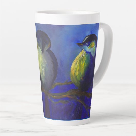 Tasse Latte Les pousses "un chillin" (Angle droit)