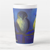 Tasse Latte Les pousses "un chillin" (Devant)