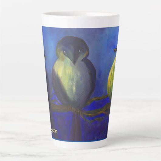 Tasse Latte Les pousses "un chillin" (Devant)