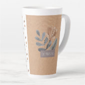 Tasse Latte Les rêves de forêts défraîchis (Angle droit)