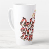 Tasse Latte Les rêves deviennent réalité (Angle gauche)