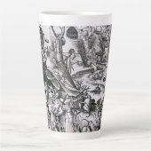 Tasse Latte Les Sept Péchés Mortels - Gluttonie (Devant)
