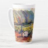 Tasse Latte Les tournesols de Waimanalo (Angle gauche)