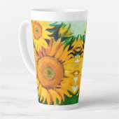 Tasse Latte Les tournesols en été (Angle gauche)