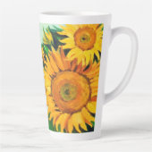 Tasse Latte Les tournesols en été (Droite)