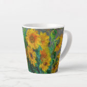 Tasse Latte Les tournesols Monet (Angle droit)