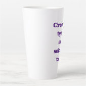 Tasse Latte Les types créatifs sont rarement Tidy (Devant)