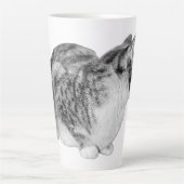 Tasse Latte Les Whiskers de la pensée (Devant)