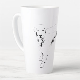 Tasse Latte Les yeux tenaces à la cueillette