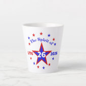 TASSE LATTE L'ESPRIT DE 26 - SEMIQUINCENTENNIAL (Devant)