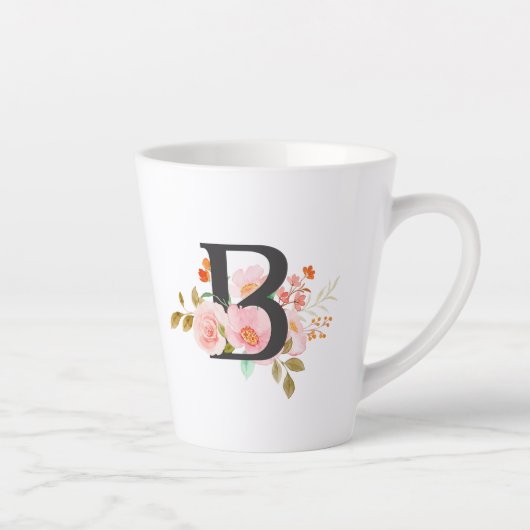 Tasse Latte Letter B (Droite)