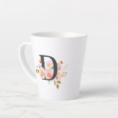 Tasse Latte Letter D (Angle gauche)
