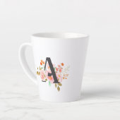 Tasse Latte Lettre A (Angle gauche)