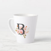 Tasse Latte Lettre B (Angle gauche)