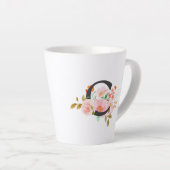 Tasse Latte Lettre C (Angle droit)