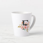 Tasse Latte Lettre F (Angle droit)