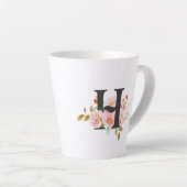 Tasse Latte Lettre H (Angle droit)