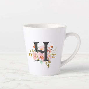 Tasse Latte Lettre H