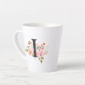 Tasse Latte Lettre I (Angle gauche)
