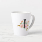 Tasse Latte Lettre I (Angle droit)