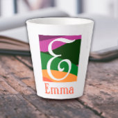 TASSE LATTE LETTRE INITIALE MOMOGRAPHIQUE ORIGINE ORE