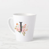 Tasse Latte Lettre J (Angle gauche)