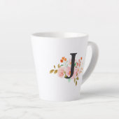 Tasse Latte Lettre J (Angle droit)