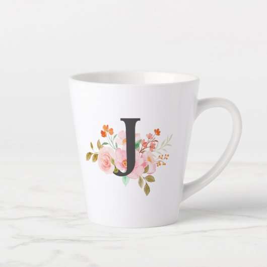 Tasse Latte Lettre J (Droite)