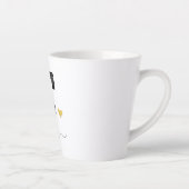 Tasse Latte LETTRE MONOGRAPHIQUE T RÉtro, TÊTE (Droite)