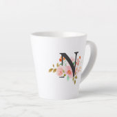 Tasse Latte Lettre N (Angle droit)