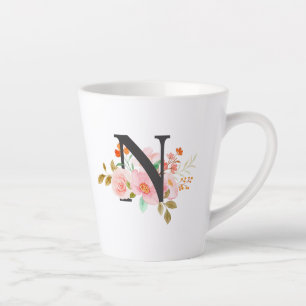 Tasse Latte Lettre N