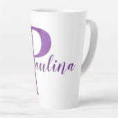 TASSE LATTE LETTRE PHOTOGRAPHIQUE POPULAIRE P (Angle droit)