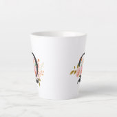 Tasse Latte Lettre Q (Devant)